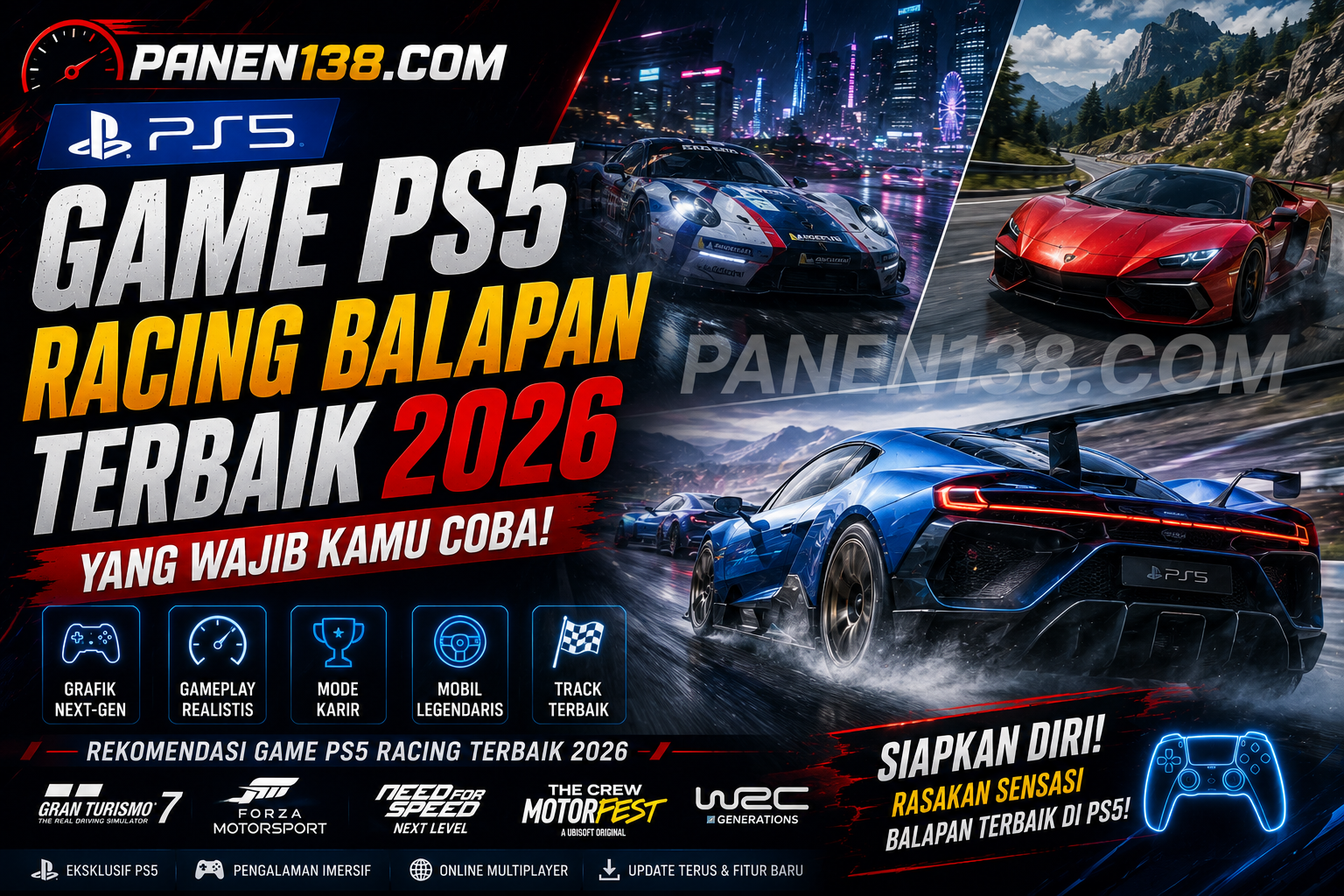 Game PS5 Racing Balapan Terbaik 2026 yang Wajib Kamu Coba
