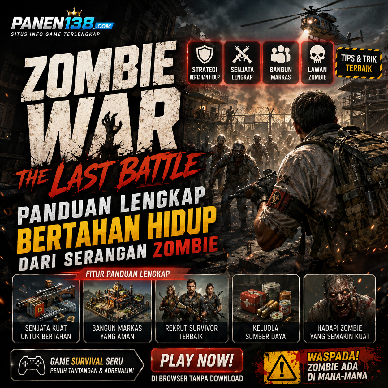 Zombie War The Last Battle: Panduan Lengkap Bertahan Hidup dari Serangan Zombie